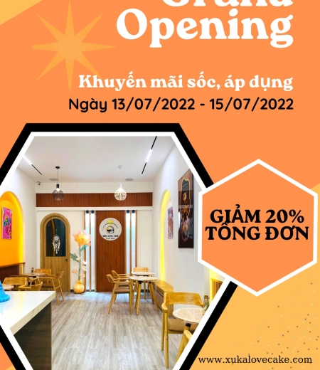 TƯNG BỪNG KHAI TRƯƠNG - NHẬN NGHÌN ƯU ĐÃI